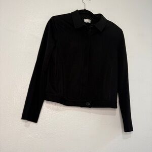 HANA by Tamotsu vintage black bomber/blouson jacket. Measurements in description